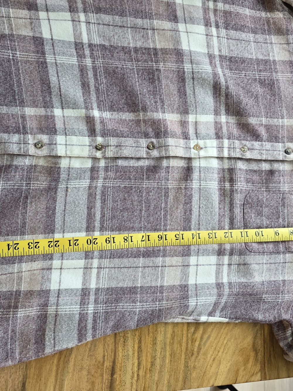 KÜHL Kamila.Flannel Shirt In Women's Large. Purple and White Plaid. - Picture 10 of 10